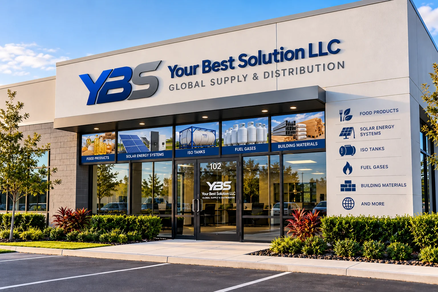 Your Best Solution LLC front office and distribution facility